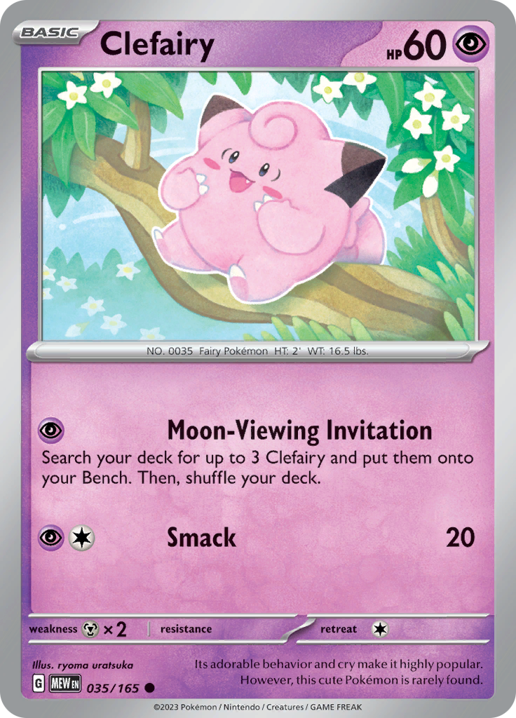 Clefairy - Scarlet & Violet 151 - 035/165 - Common