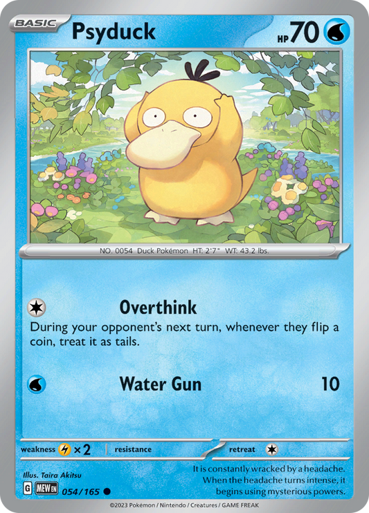 Psyduck - Scarlet & Violet 151 - 054/165 - Common