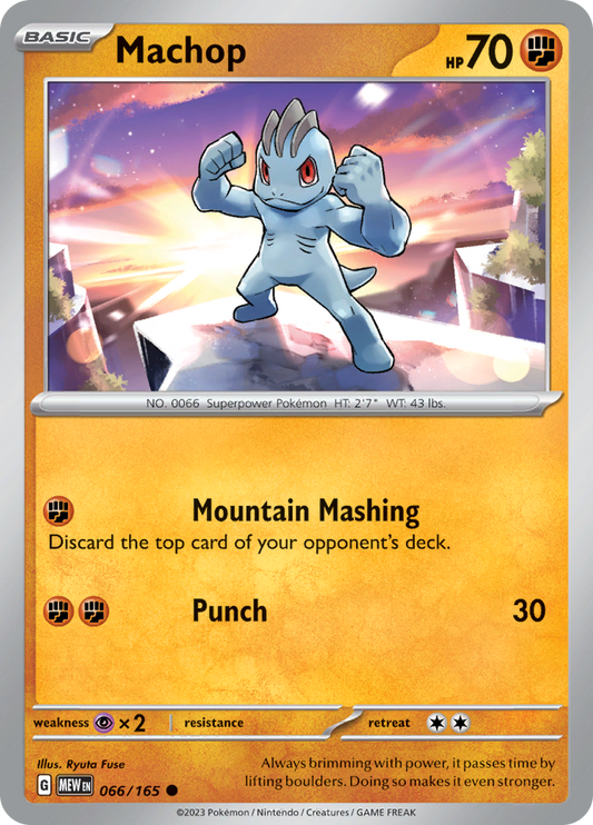 Machop - Scarlet & Violet 151 - 066/165 - Common