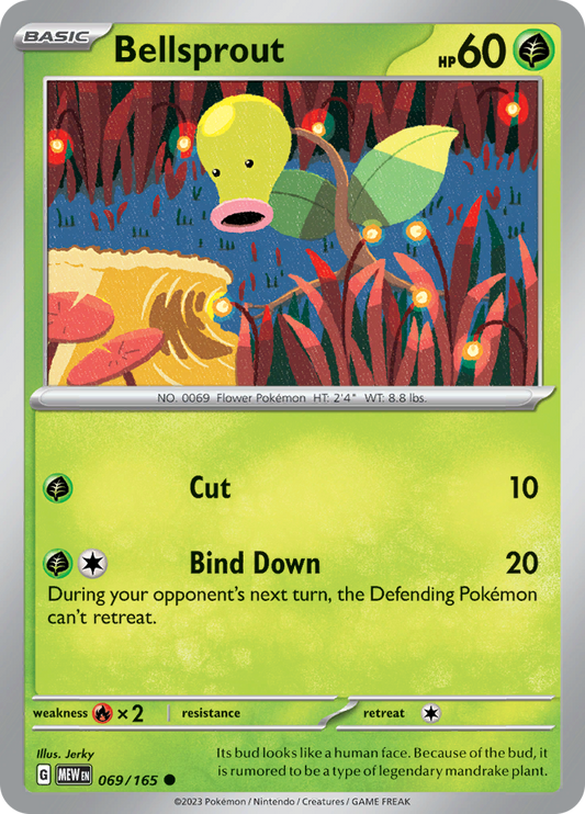 Bellsprout - Scarlet & Violet 151 - 069/165 - Common