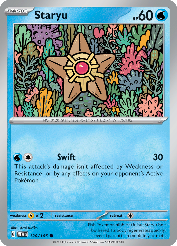 Staryu - Scarlet & Violet 151 - 120/165 - Common