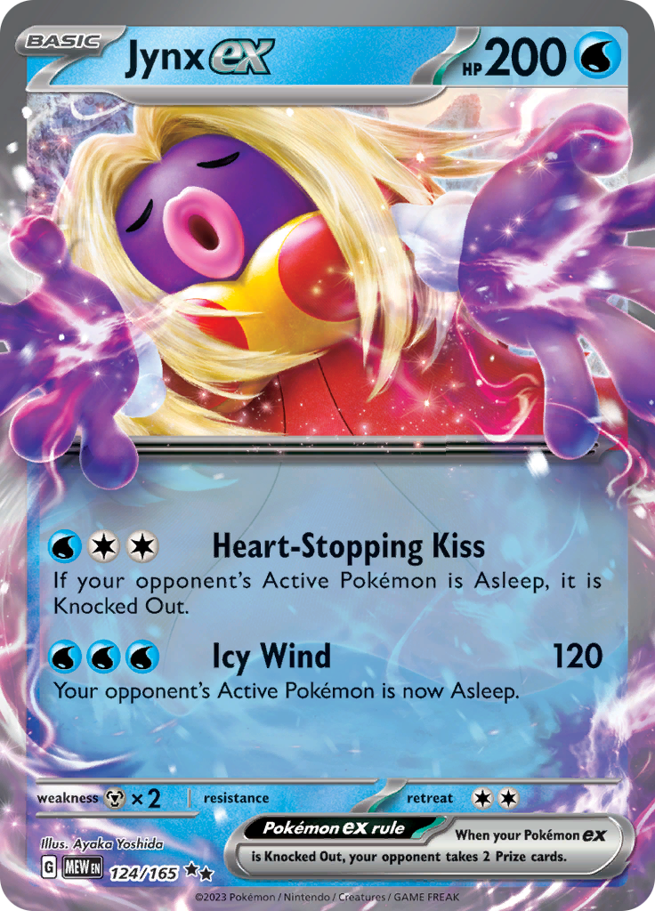 Jynx ex - Scarlet & Violet 151 - 124/165 - Double Rare