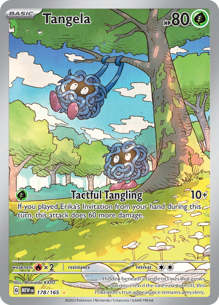 Tangela - Scarlet & Violet 151 - 178/165 - Illustration Rare