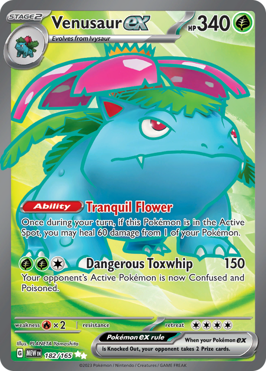 Venusaur ex - Scarlet & Violet 151 - 182/165 - Full Art