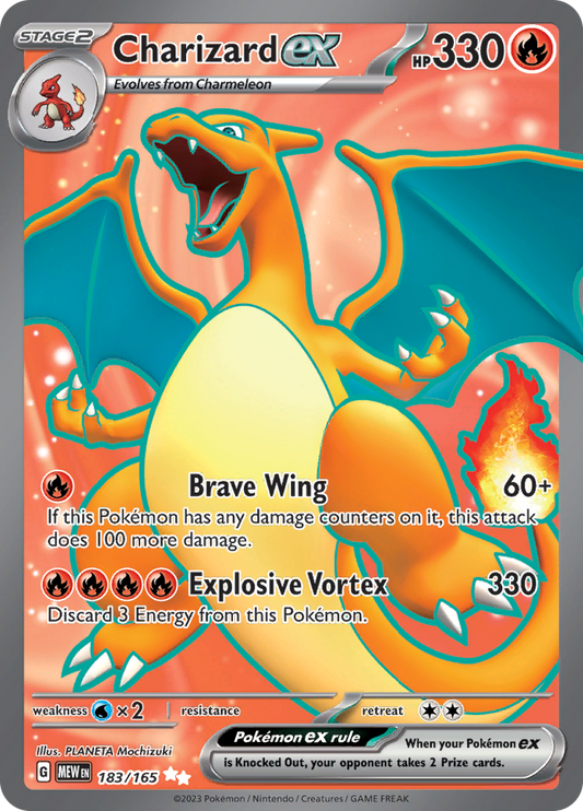 Charizard ex - Scarlet & Violet 151 - 183/165 - Full Art