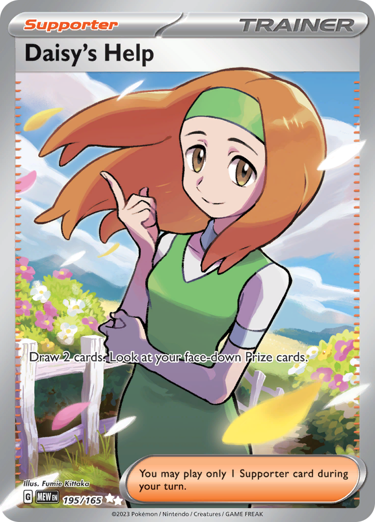 Daisy's Help - Scarlet & Violet 151 - 195/165 - Full Art