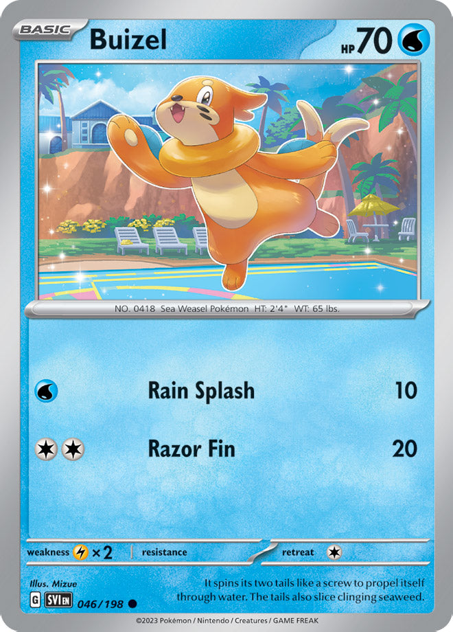 Buizel - Scarlet & Violet Base 046/198 - Common