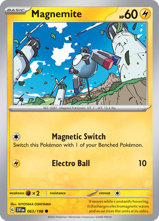 Magnemite - Scarlet & Violet Base 063/198 - Common