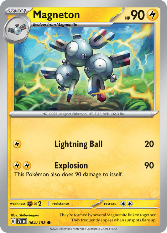 Magneton - Scarlet & Violet Base 064/198 - Common