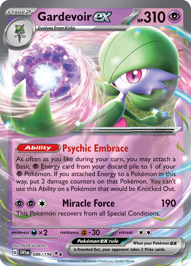 Gardevoir ex - Scarlet & Violet Base 086/198 - Double Rare