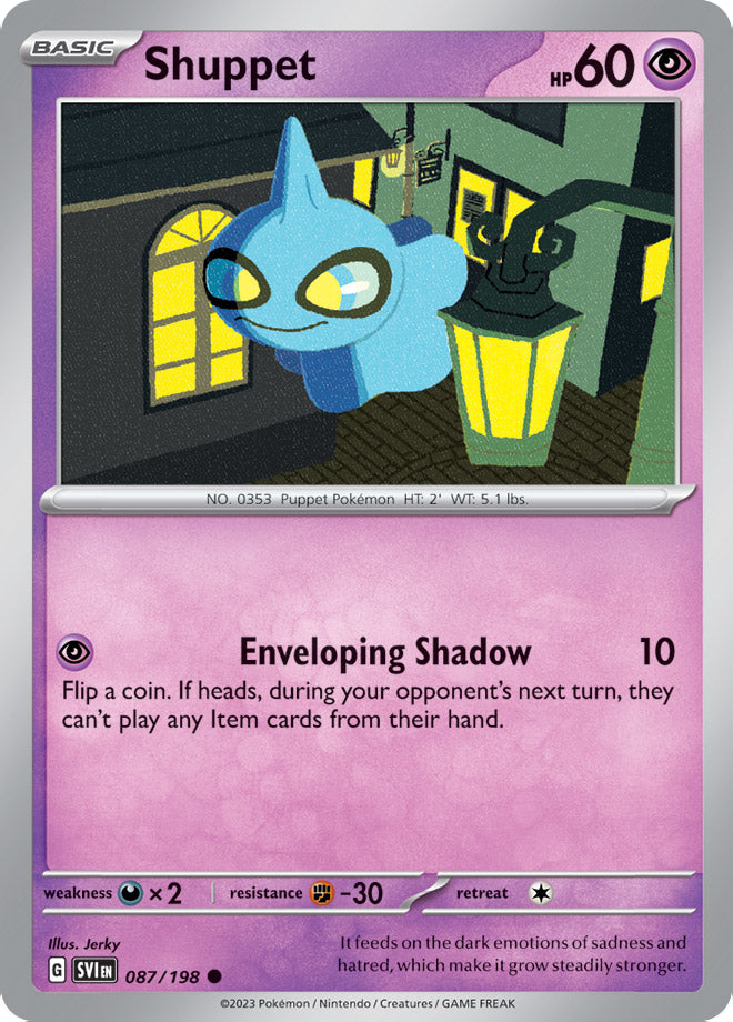 Shuppet - Scarlet & Violet Base 087/198 - Common