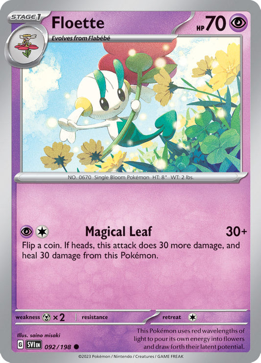 Floette - Scarlet & Violet Base 092/198 - Common