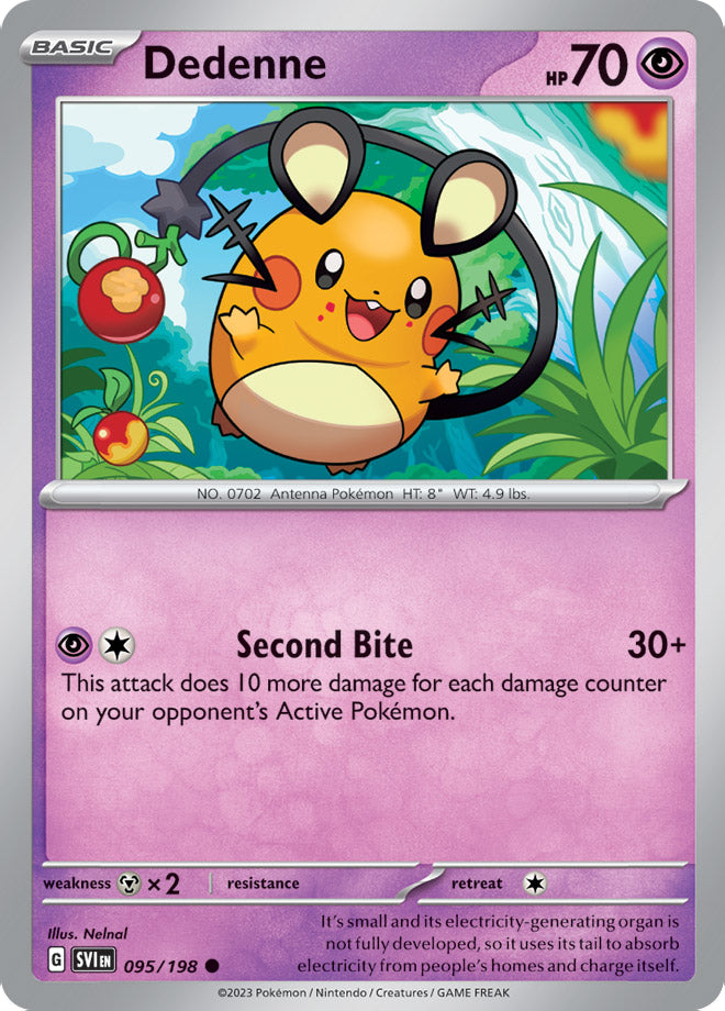 Dedenne - Scarlet & Violet Base 095/198 - Common