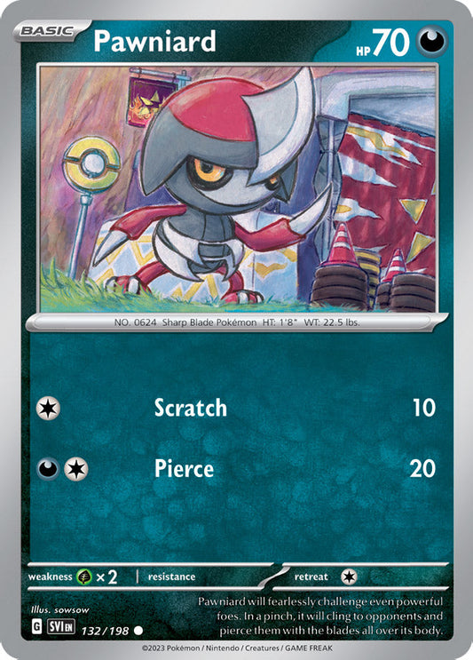 Pawniard - Scarlet & Violet Base 132/198 - Common