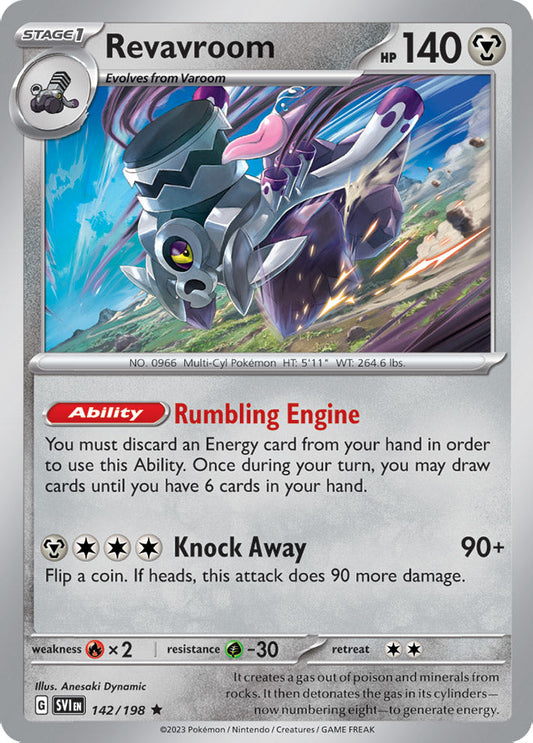 Revavroom - Scarlet & Violet Base 142/198 - Rare