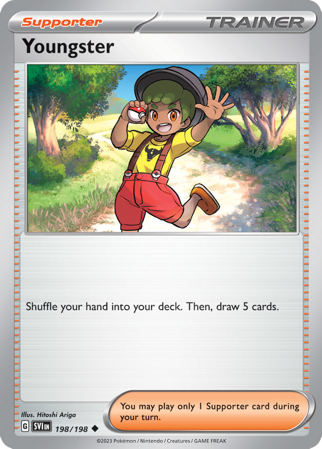 Youngster - Scarlet & Violet Base 198/198 - Uncommon