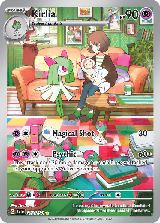 Kirlia - Scarlet & Violet Base 212/198 - Illustration Rare