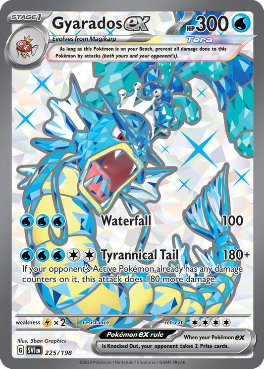 Gyarados ex - Scarlet & Violet Base 225/198 - Full Art