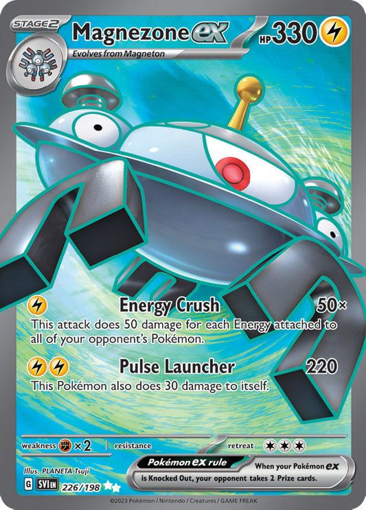 Magnezone ex - Scarlet & Violet Base 226/198 - Full Art