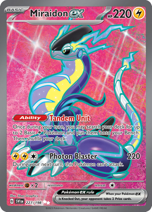 Miraidon ex - Scarlet & Violet Base 227/198 - Full Art