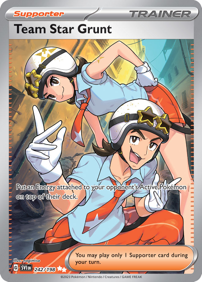 Team Star Grunt - Scarlet & Violet Base 242/198 - Full Art