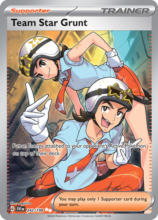 Team Star Grunt - Scarlet & Violet Base 242/198 - Full Art