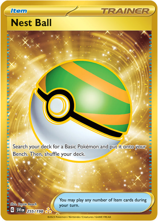 Nest Ball - Scarlet & Violet Base 255/198 - Hyper Rare