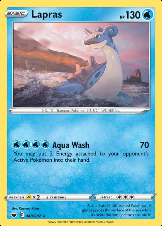 Lapras - Sword & Shield Base 048/202 - Rare