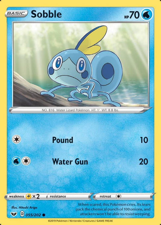 Sobble - Sword & Shield Base 055/202 - Common