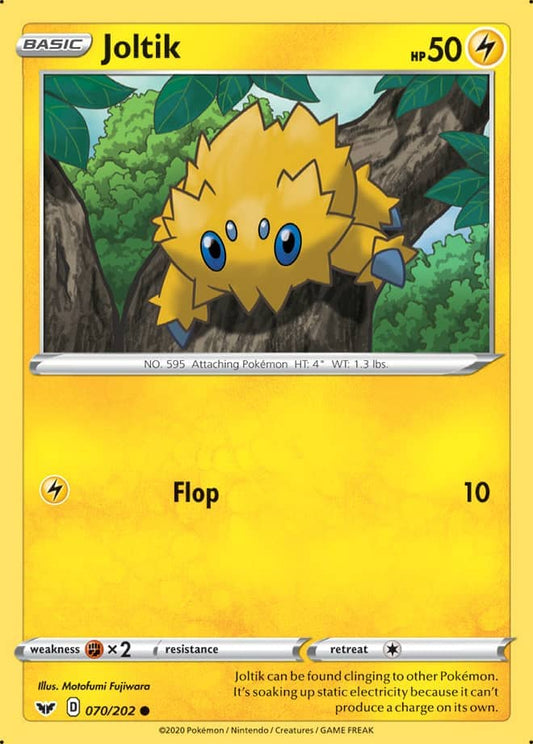 Joltik - Sword & Shield Base 070/202 - Common