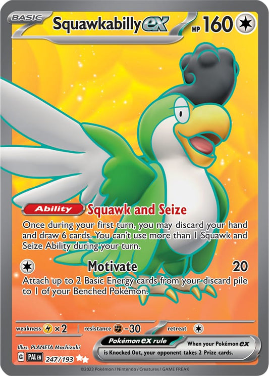 Squawkabilly ex - Paldea Evolved 247/193 - Full Art