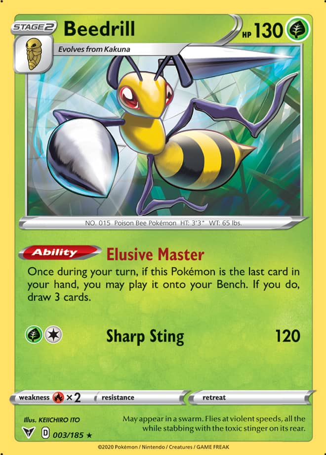 Beedrill - Vivid Voltage 003/185 - Rare