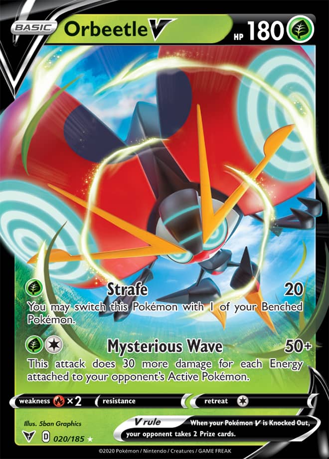 Orbeetle V - Vivid Voltage 020/185 - Ultra Rare